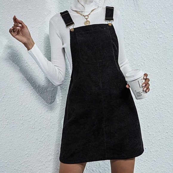 SHEIN Dresses & Skirts - Corduroy Overalls Dress